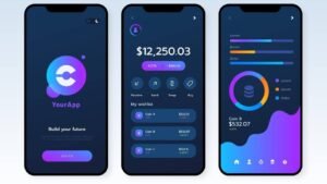 Mobile app for financial services – A modern solution for real-time tracking and investment.